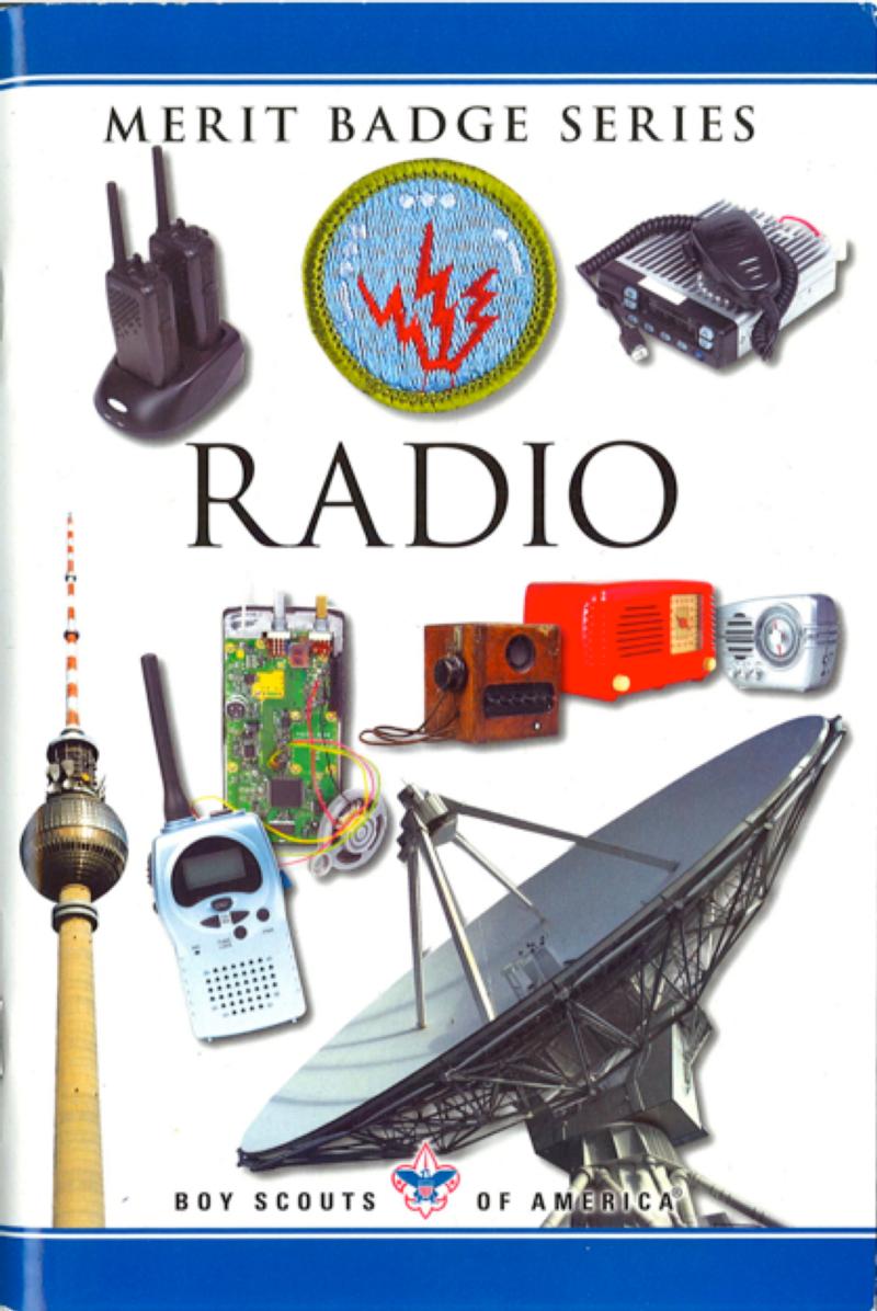 2008 Radio Merit Badge pamphlet